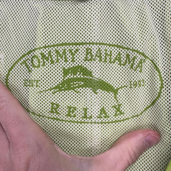 Tommy Bahama Relax Mens Swim‎ Trunks XL Green Mesh Lined Board Shorts Nylon NEW - Picture 3 of 9